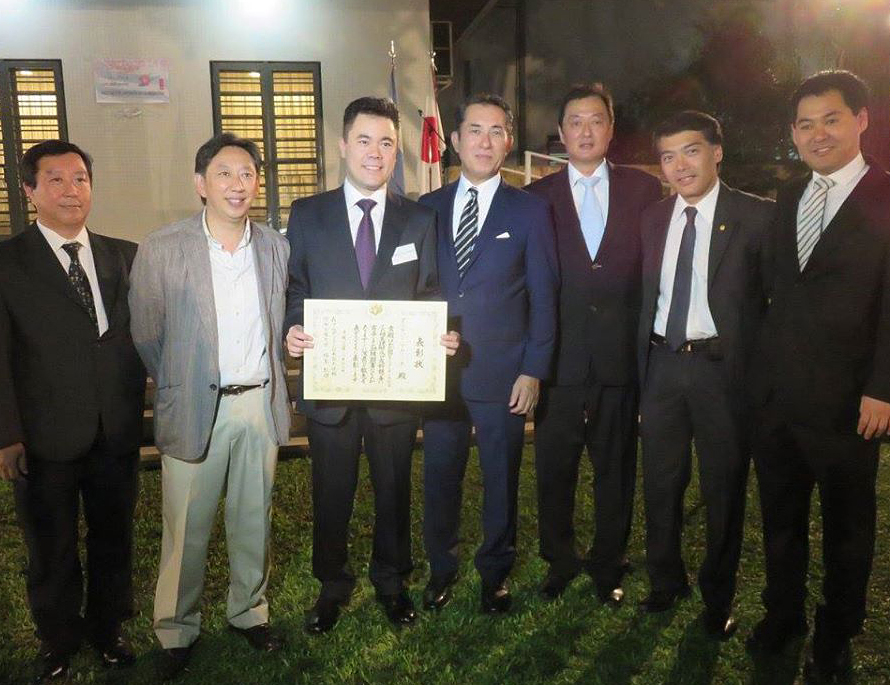 Bienvenida del año en la residencia del Embajador del Japón en Argentina