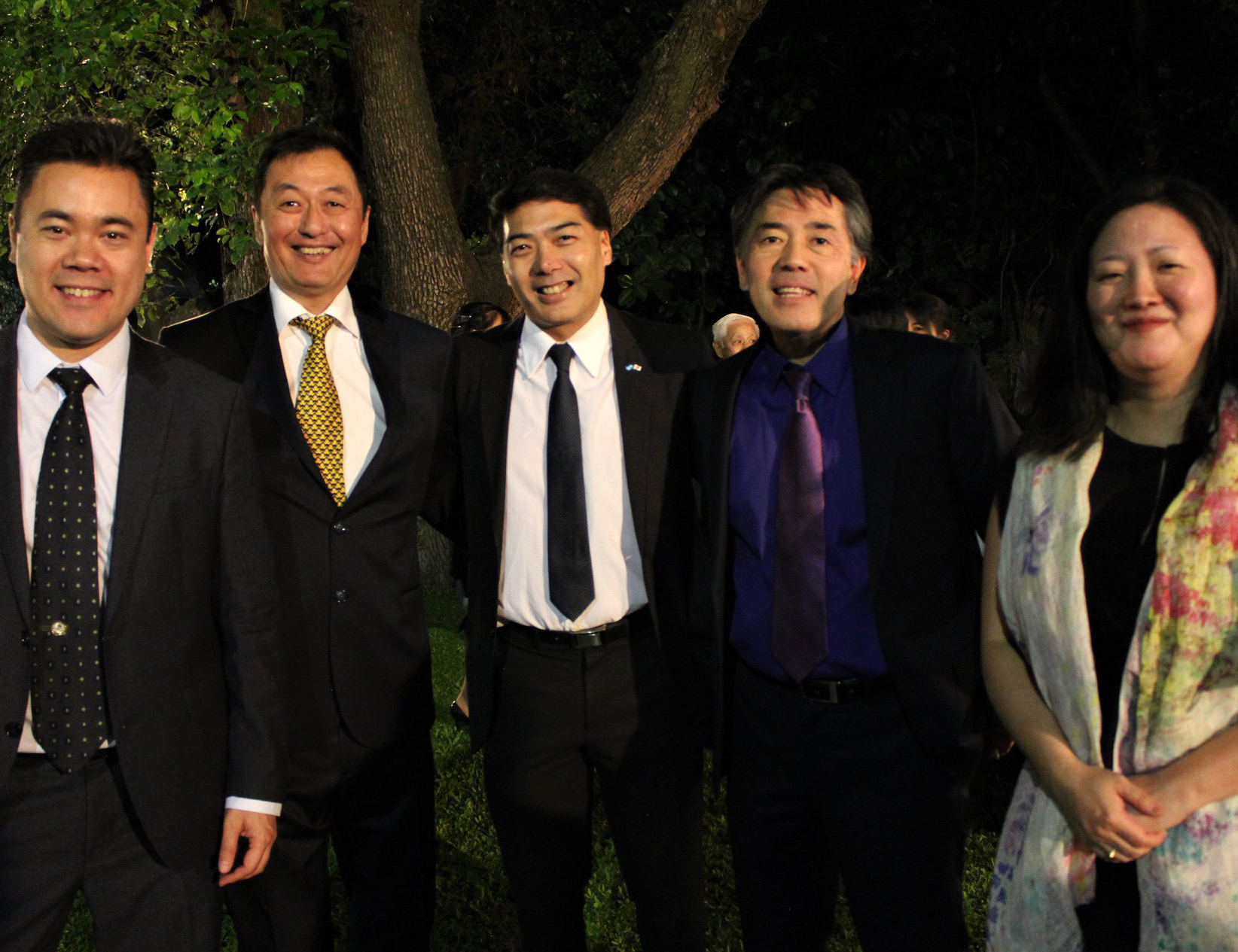Bienvenida del año en la residencia del Embajador del Japón en Argentina